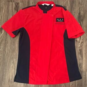 Men’s Oobe Chick-Fil-A Red/Blue Chef Employee Zip Coat -Size Medium